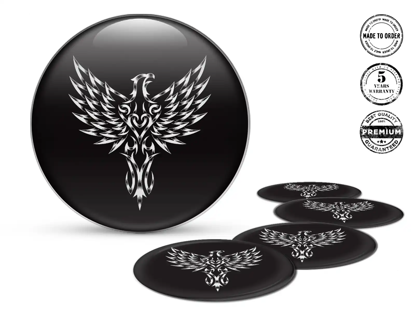 Sticker dome Premium Edition Sports Car Labels